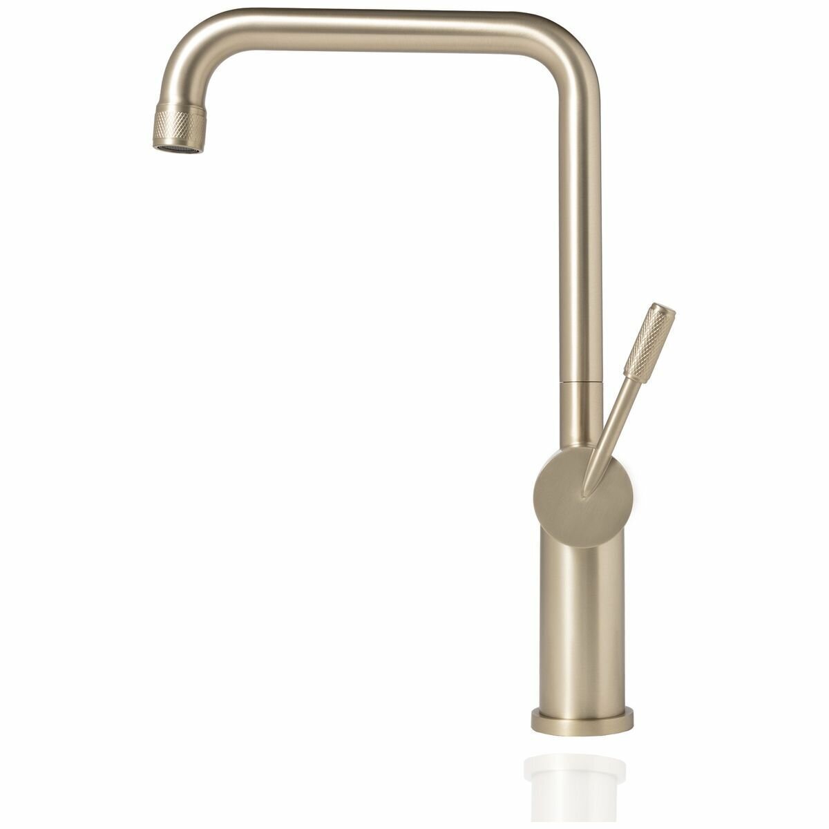 Titan Square Gooseneck Kitchen Mixer