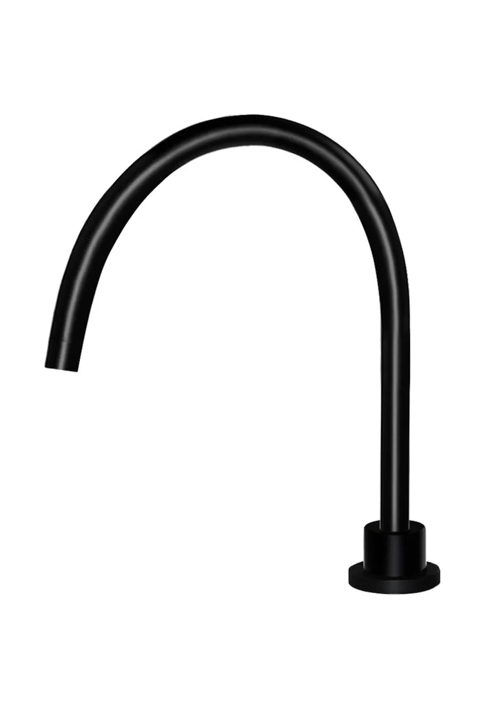 Round Gooseneck High-Rise Swivel Hob Spout