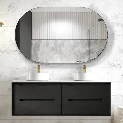 Byron Oak wall hung vanity