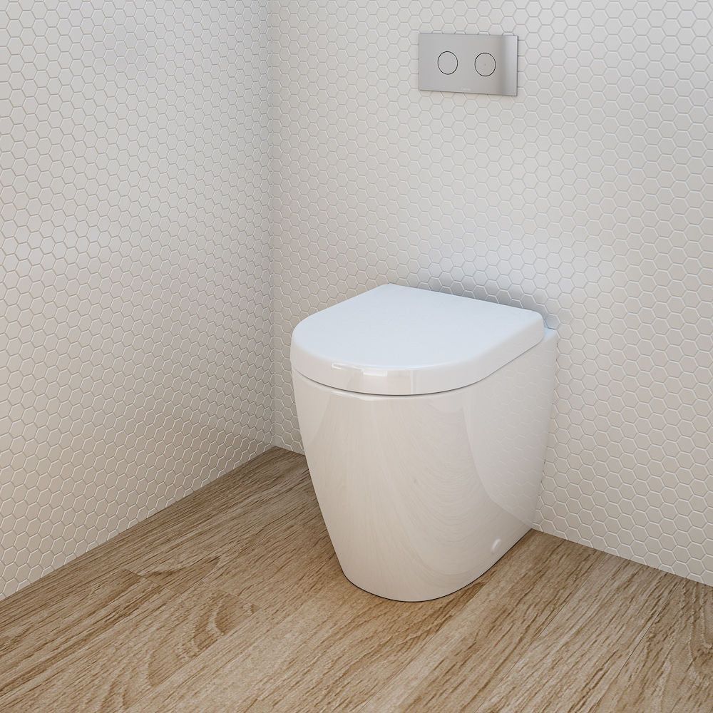 Urbane Compact Invisi Series II® Wall Faced Toilet Suite