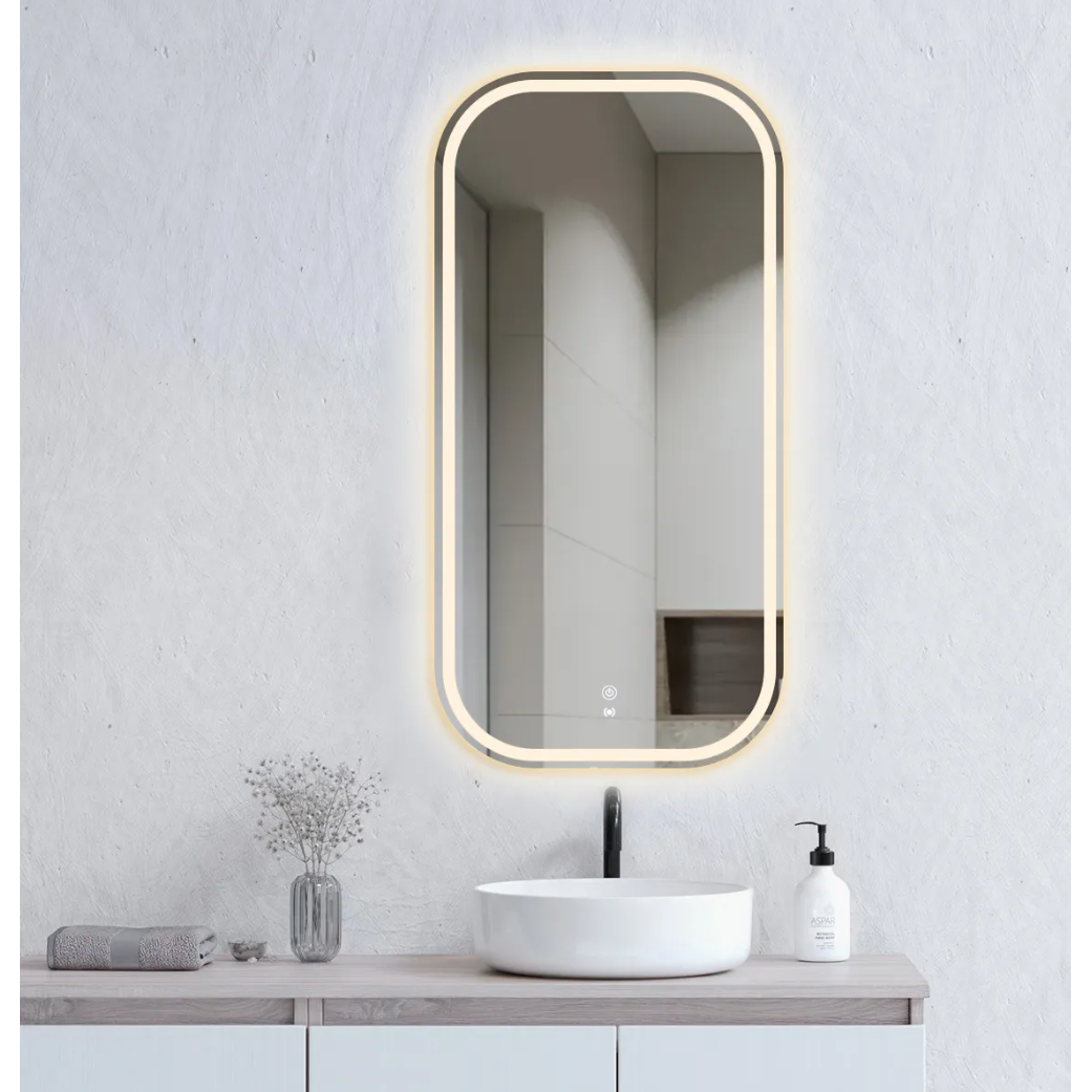 NEWPORT SOFT SQUARE FRAMELESS LED MIRROR