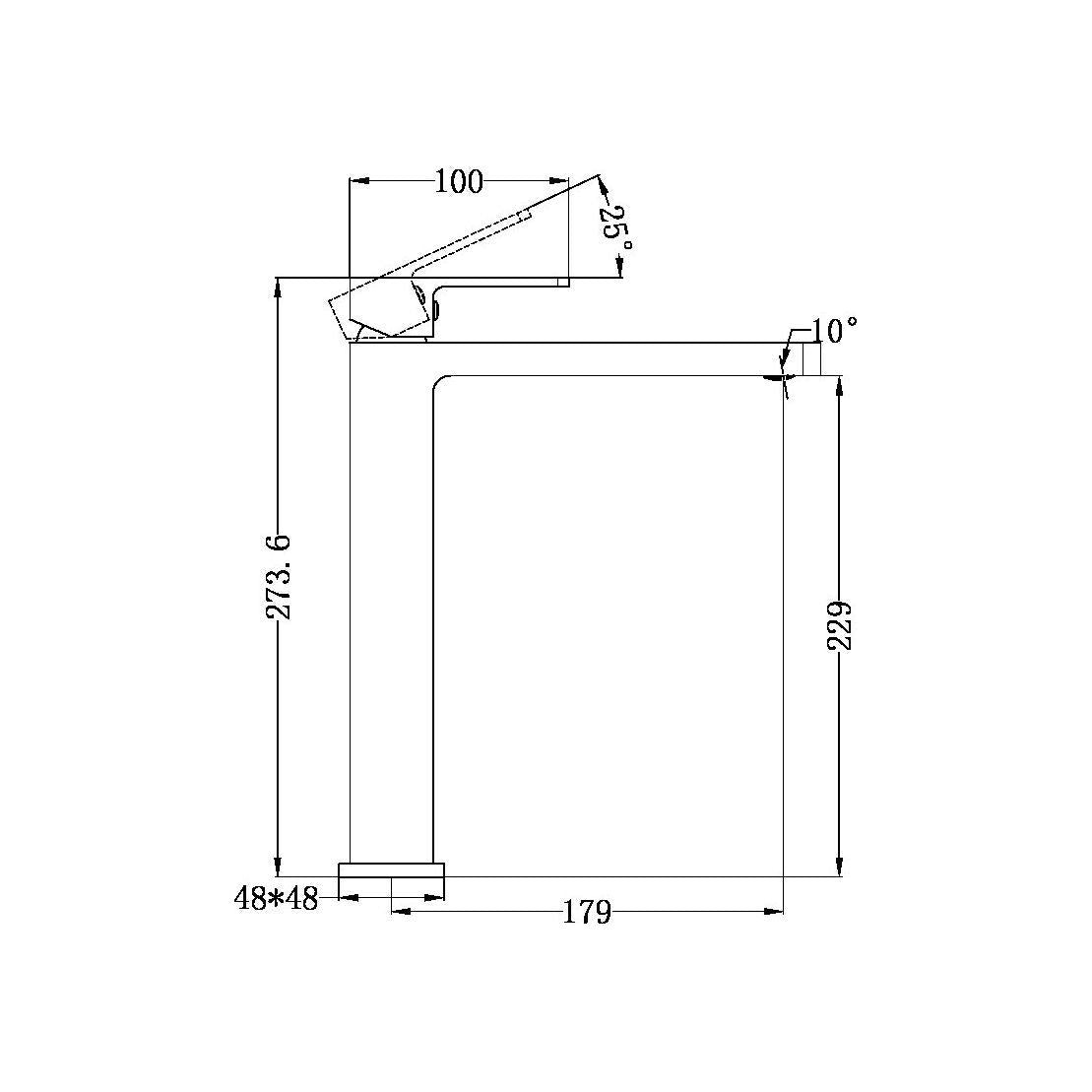 Celia tall basin mixer