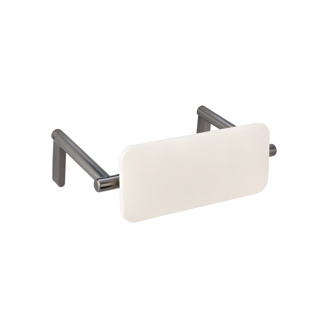 Aliro Accessible Backrest- Brushed Stainless Steel