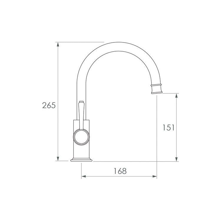 Eternal Gooseneck Basin Mixer