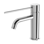 Vivid Slimline Basin Mixer Curved Outlet with Extended Lever