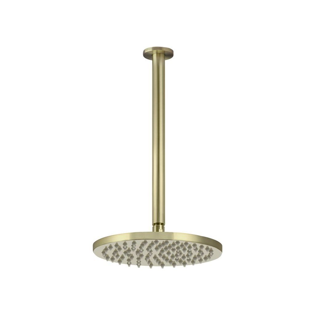 Round Ceiling Shower 200mm Rose, 300mm Dropper