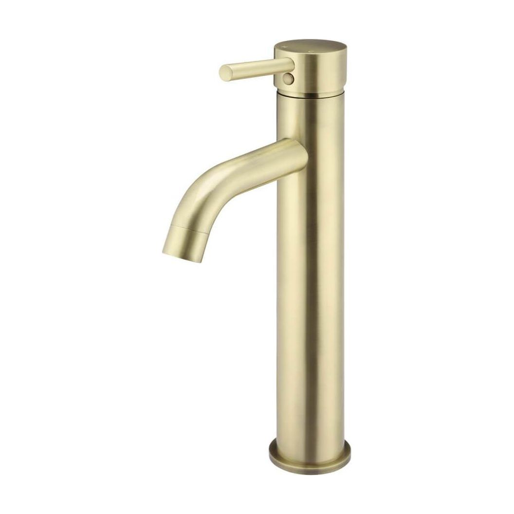 Round Tall Basin Mixer Curved