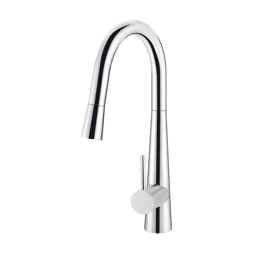 Round Pull Out Kitchen Mixer Tap