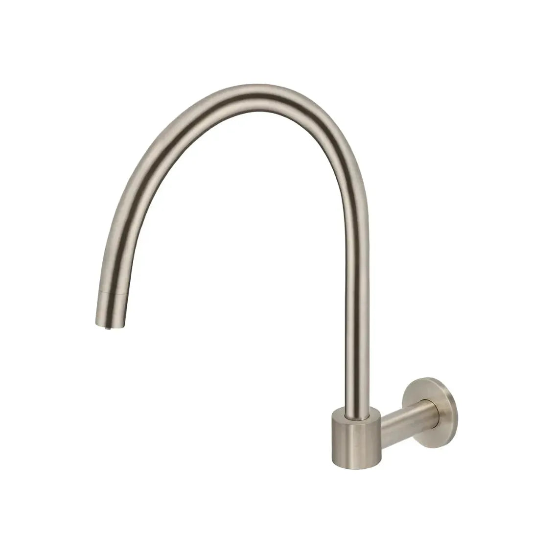 Round High-Rise Swivel Wall Spout