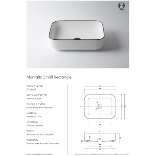 Montalto Small Rectangle