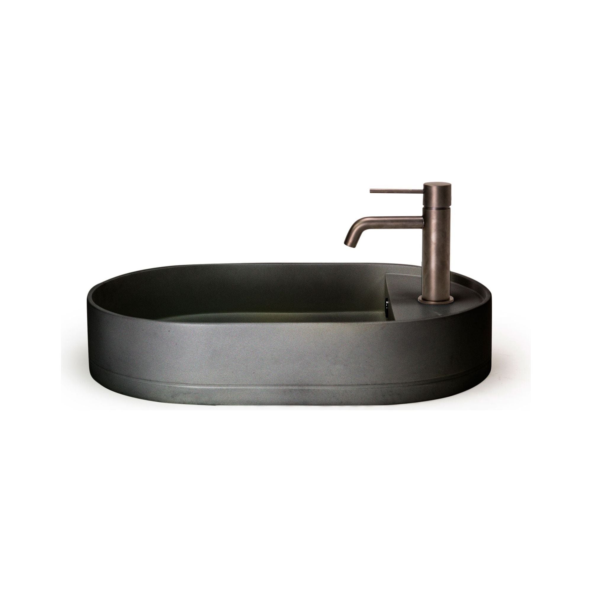 Shelf Oval Basin With 1 Taphole — Surface Mount