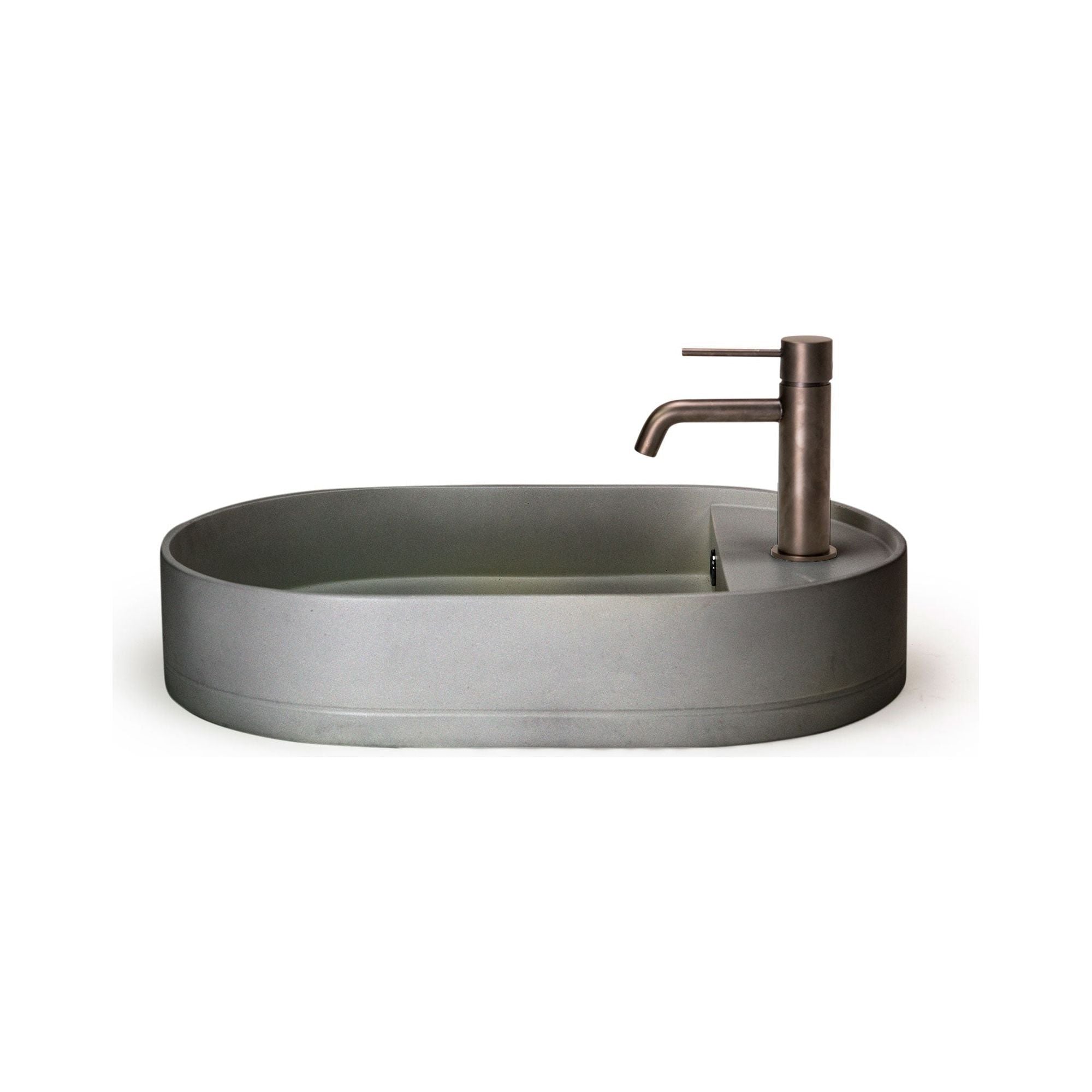 Shelf Oval Basin With 1 Taphole — Surface Mount