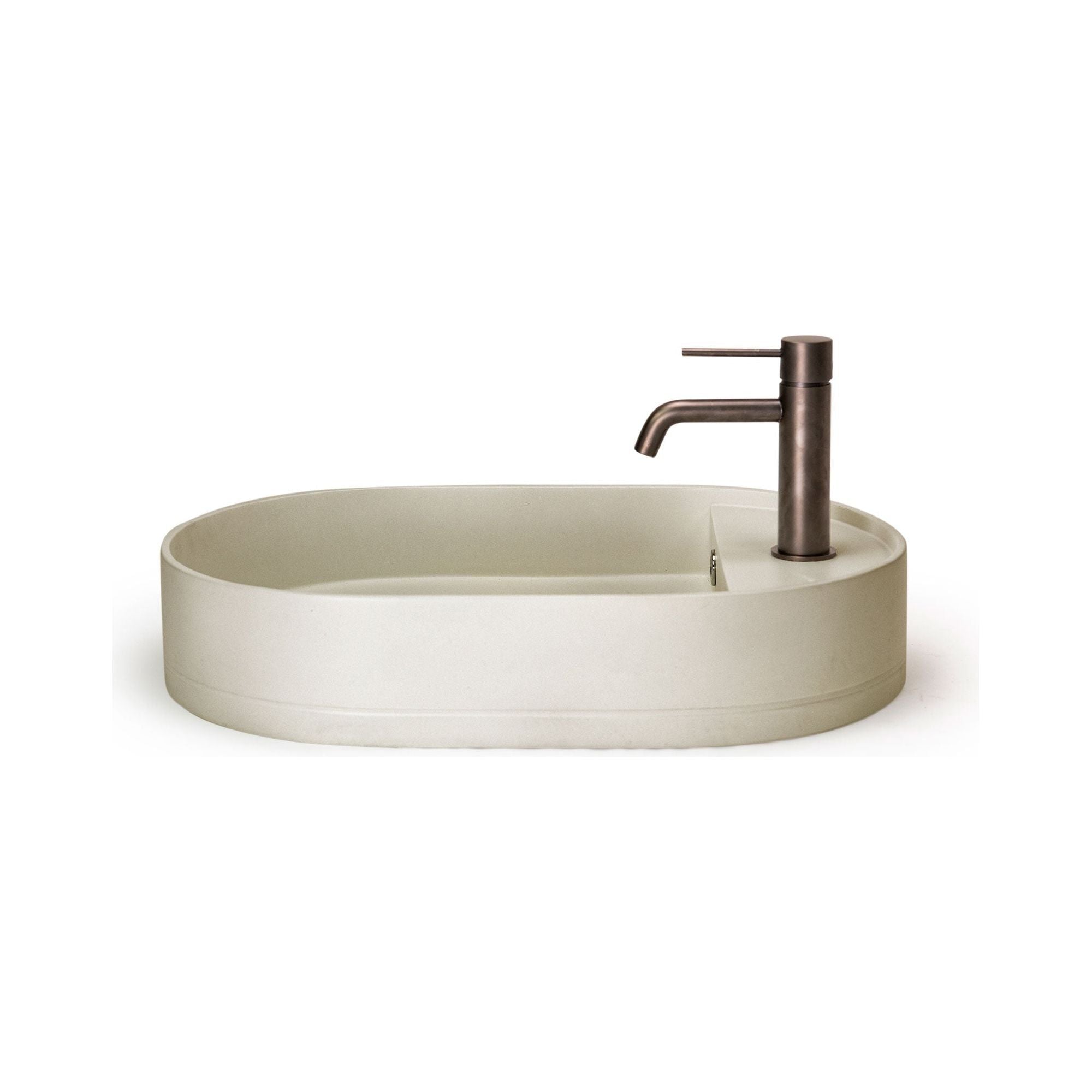 Shelf Oval Basin With 1 Taphole — Surface Mount