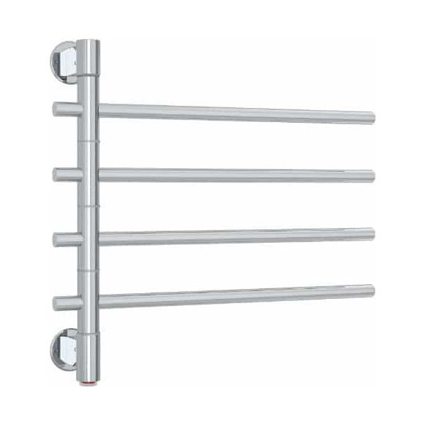 Straight Round Swivel Heated Towel Rail