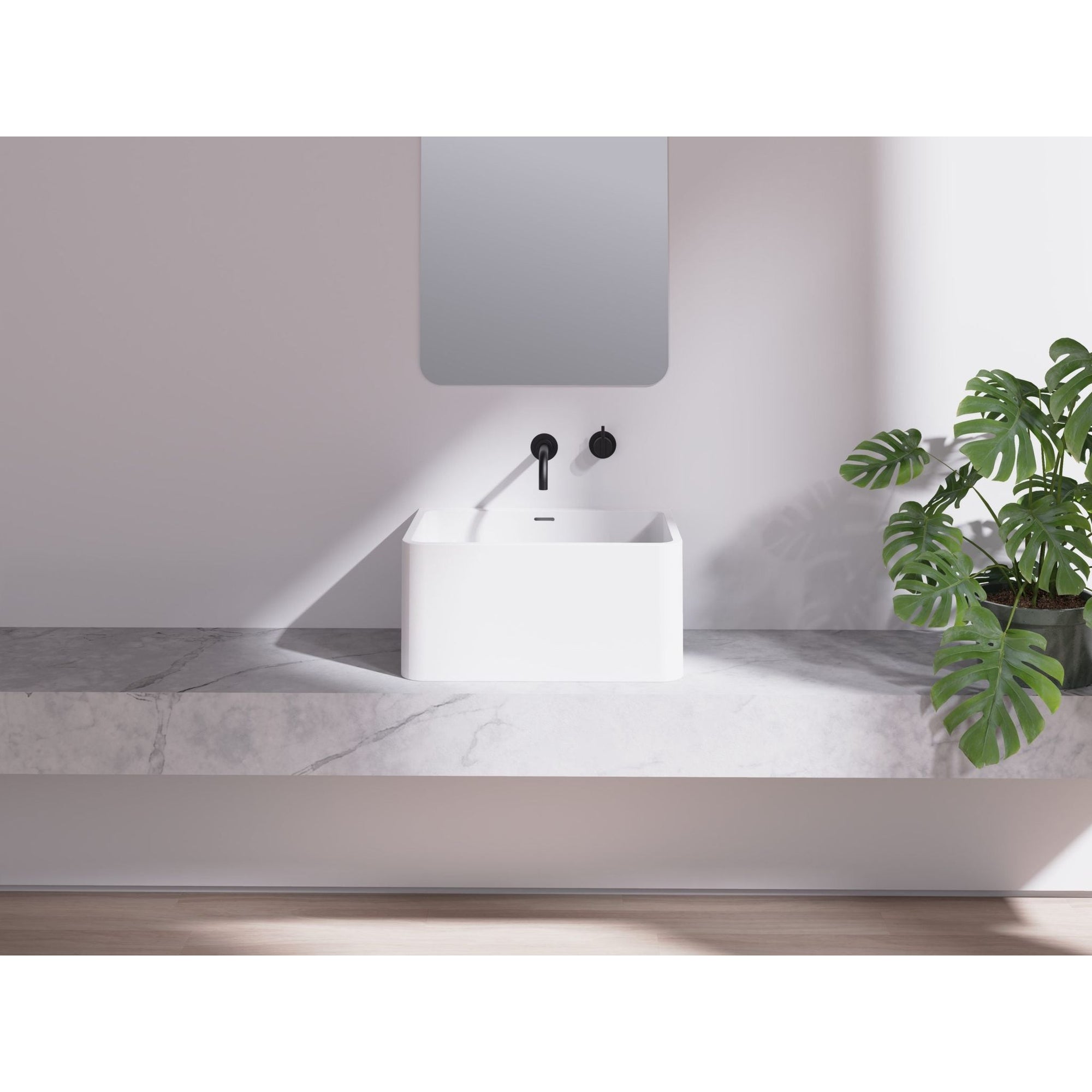 Vision above counter basin