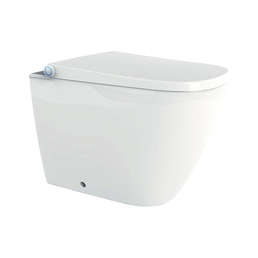 Neion SQ wall faced intelligent toilet with remote and Arcisan concealed cistern