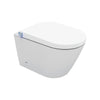 Neion wall hung intelligent toilet with remote and Arcisan concealed cistern with frame