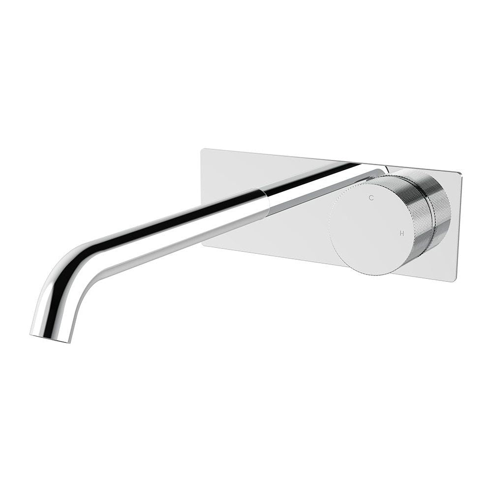 Vierra Wall mixer set with plate - 220mm spout