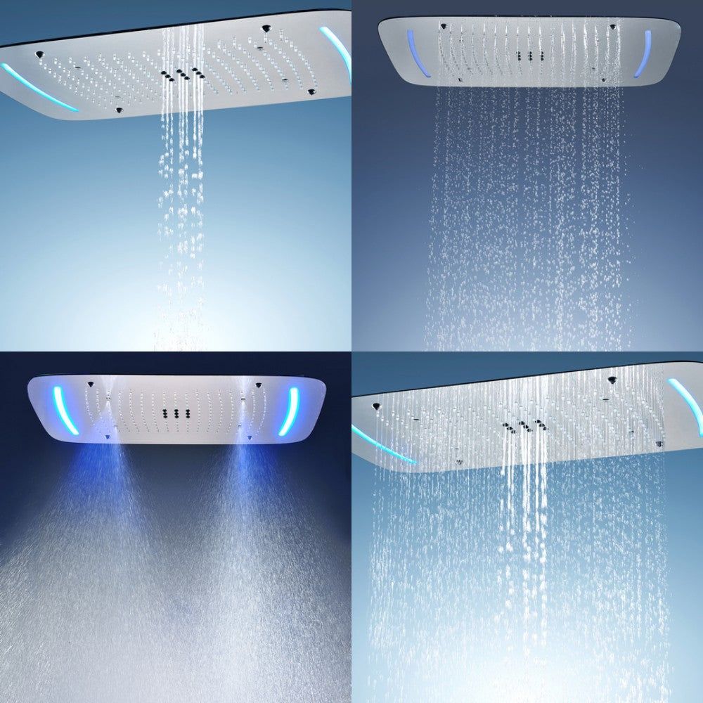 Synergii LED shower head with remote controller