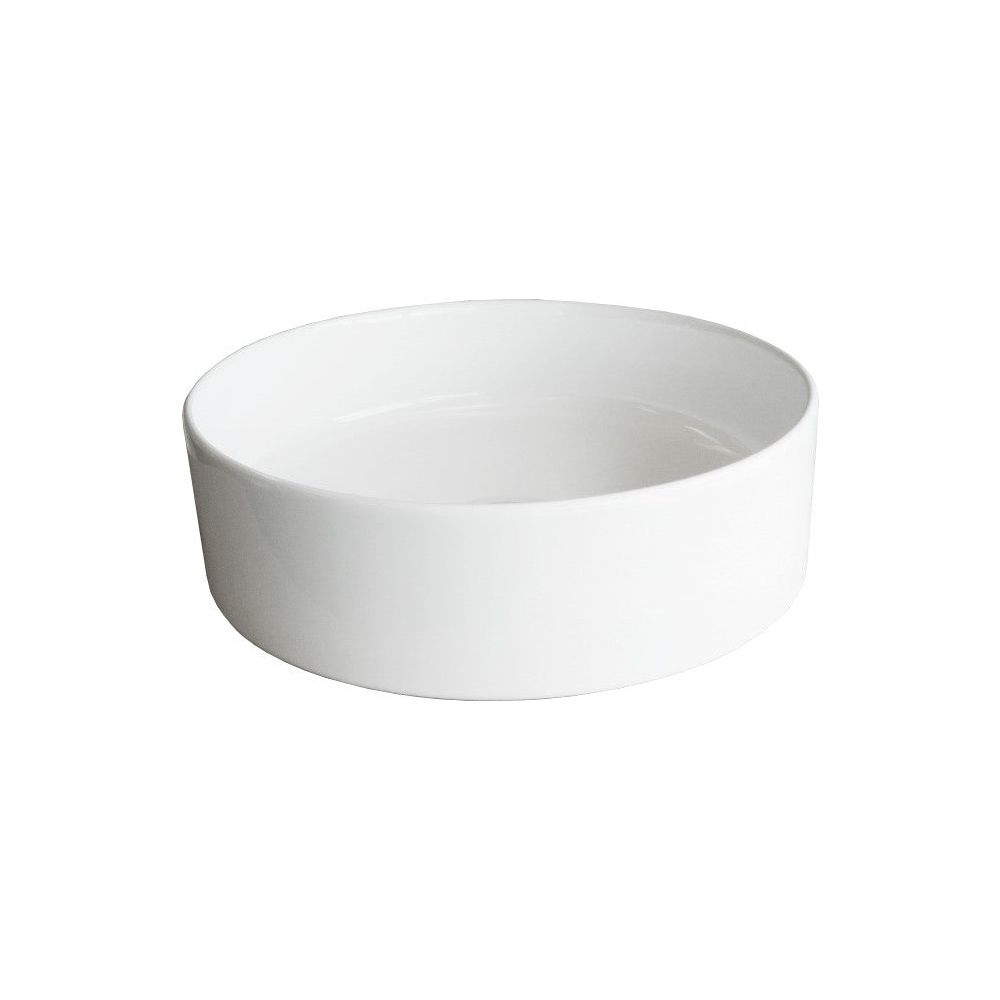 Xoni 400 Thin Round Above Counter Basin - Matte White