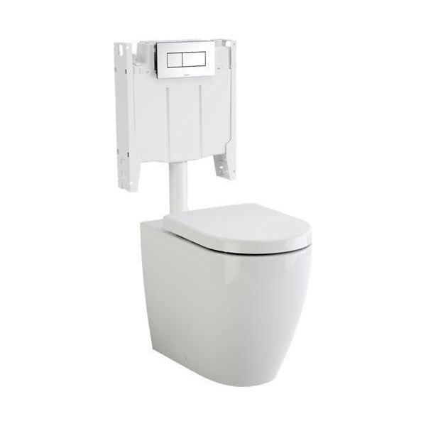 Urbane Cleanflush Wall Faced Invisi Series II Toilet Suite
