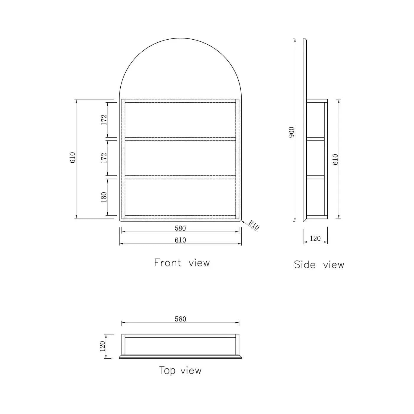 Archie Shaving Cabinet