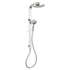 Synergii Shower Column with Round Showerhead and Hand Shower - Top Diverter
