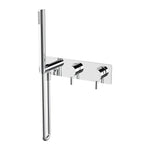 Axus Pin Shower Mixer, Diverter and Handshower with Plate