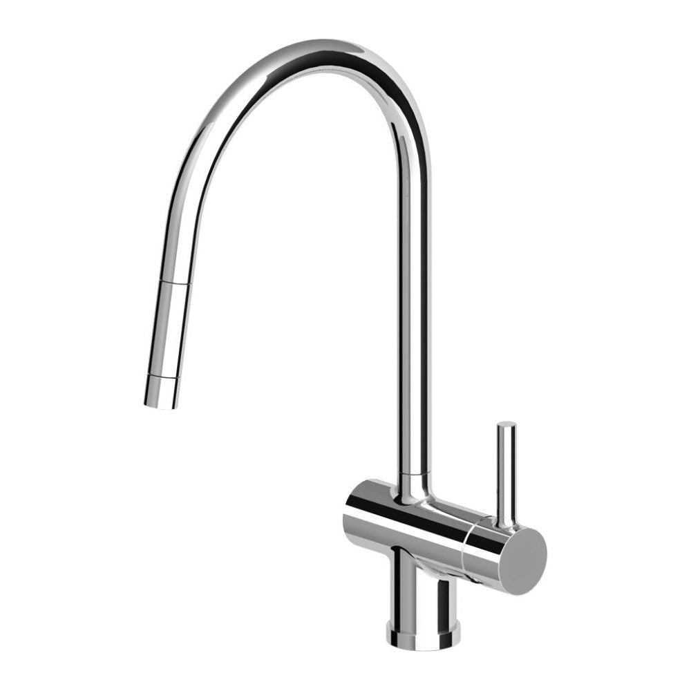 Pan Sink Mixer With Pull Out Nozzle