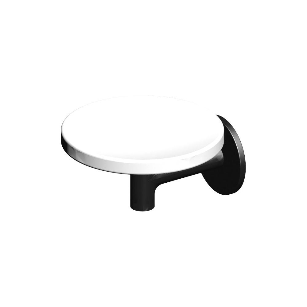 Pan Wall Mount Soap Dish - Matte Black