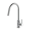 Axus Pin Gooseneck Kitchen Mixer with Pull Out Nozzle