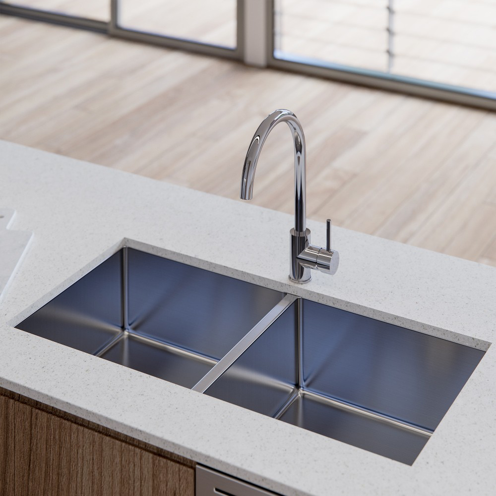 Axus Pin Lever Arch Spout Sink Mixer