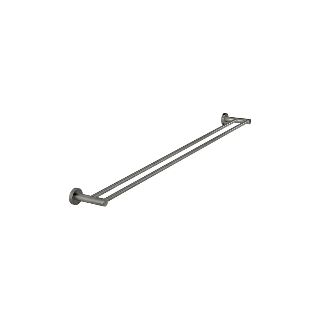 Round Double Towel Rail 600mm