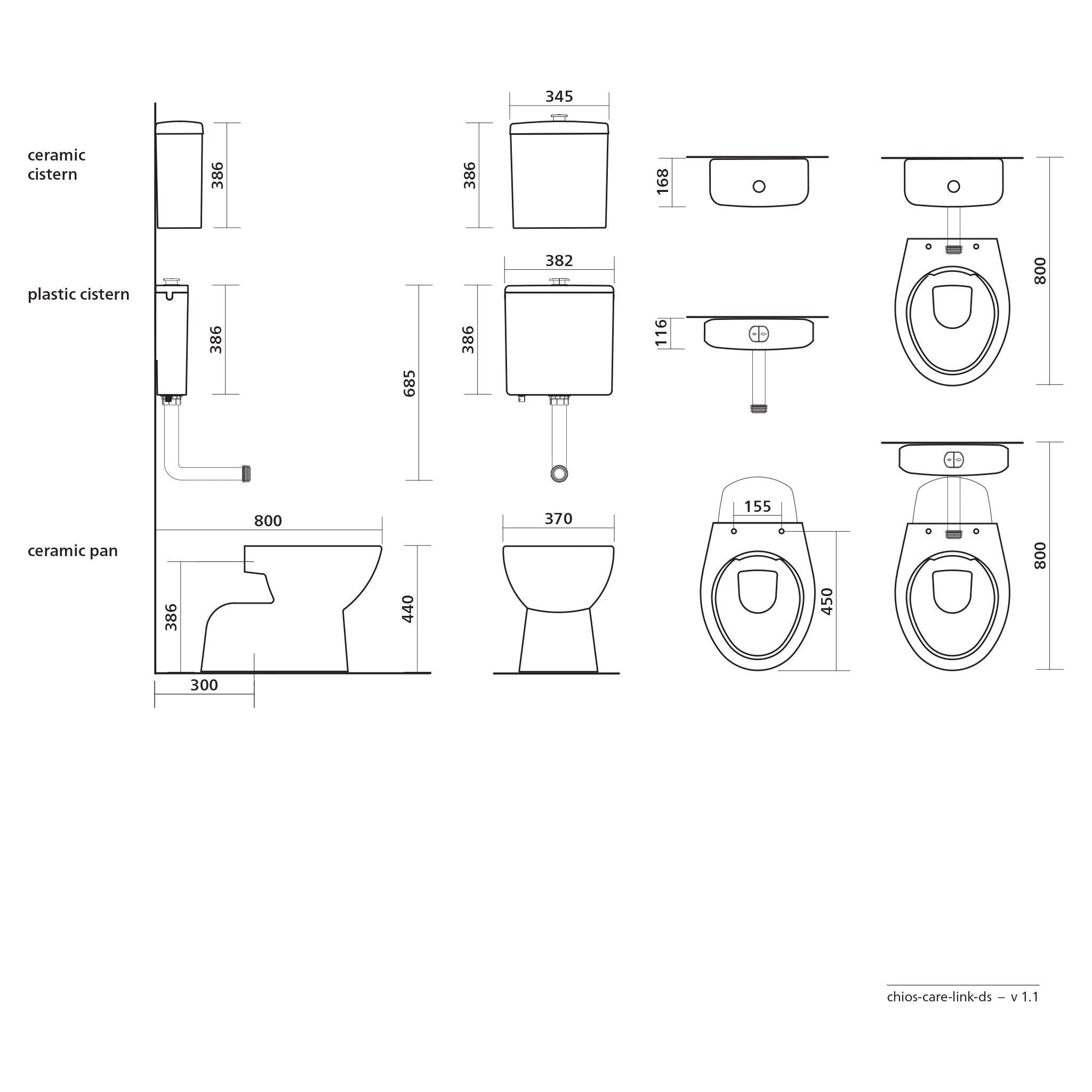 Select Care Link Toilet Suite